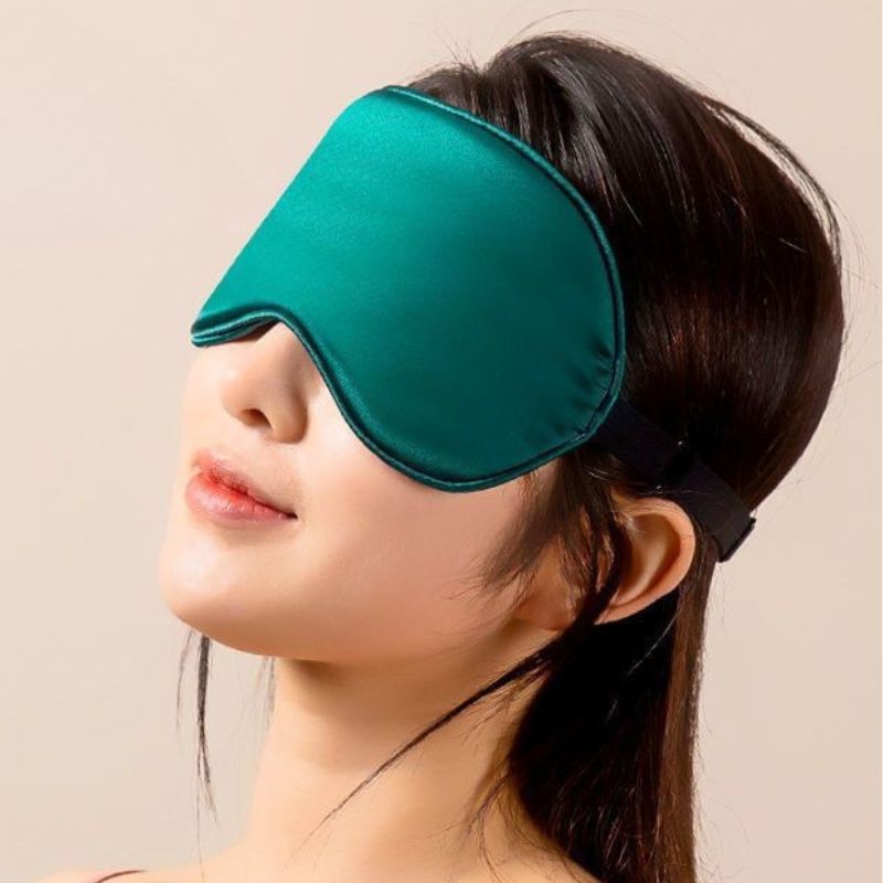 Masque de nuit pour les yeux | SilkSleep | En soie ,100% naturelle , antirides et réglable - belleMbeauté