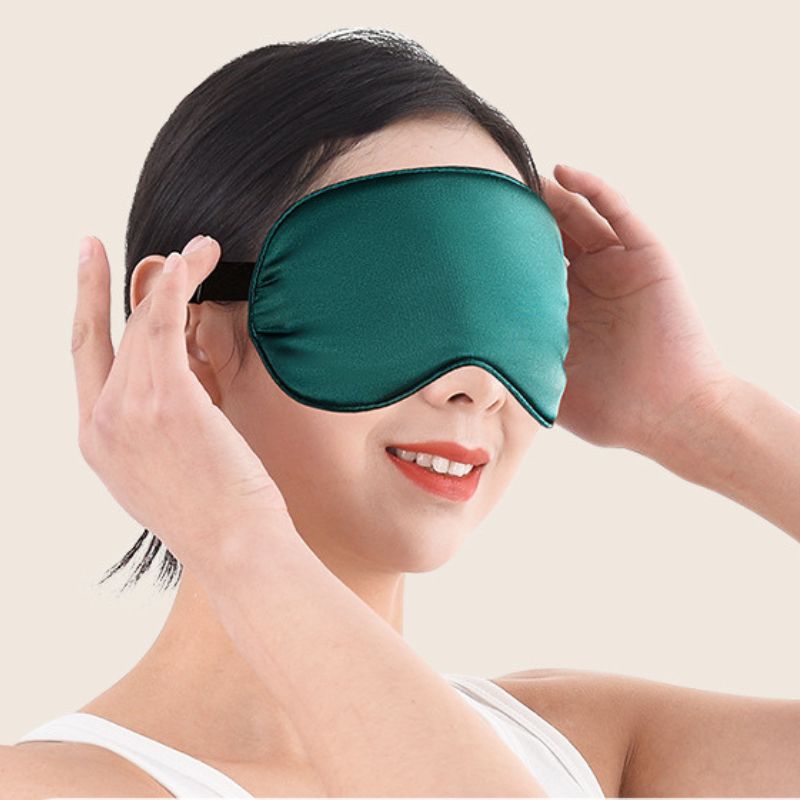 Masque de nuit pour les yeux | SilkSleep | En soie ,100% naturelle , antirides et réglable - belleMbeauté