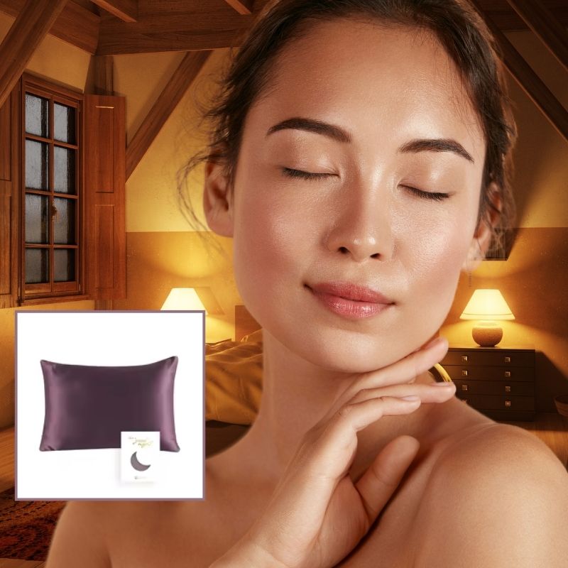 Taies d'oreiller en soie | Antirides pour le visage ,100% naturelle en soie de mûrier - belleMbeauté