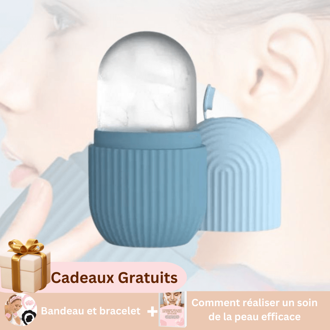 GlaceRoll™ | Rouleau de glace , pour le massage facial , moule en silicone