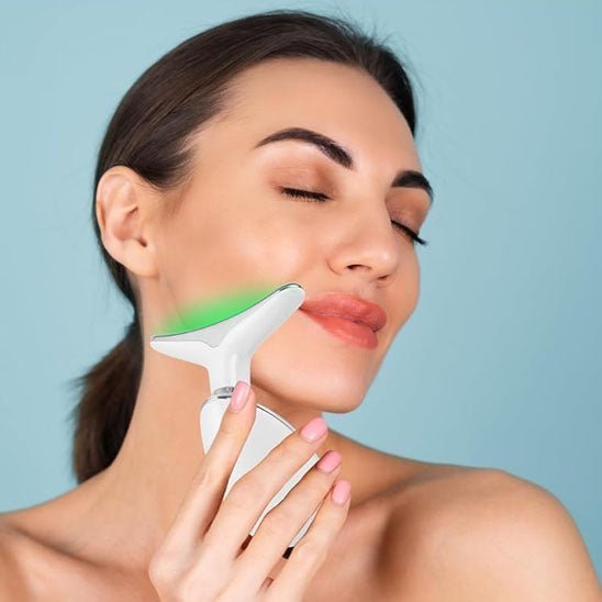 Appareil Massage Visage | Gua Sha LED – Massage Lissant & Anti - Rides - belleMbeauté