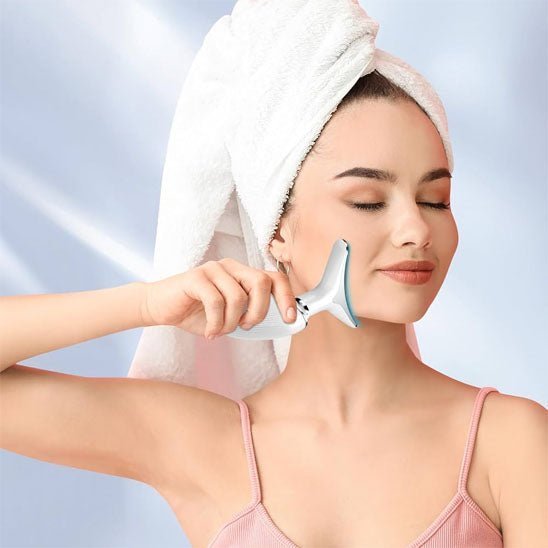 Appareil Massage Visage | Gua Sha LED – Massage Lissant & Anti - Rides - belleMbeauté