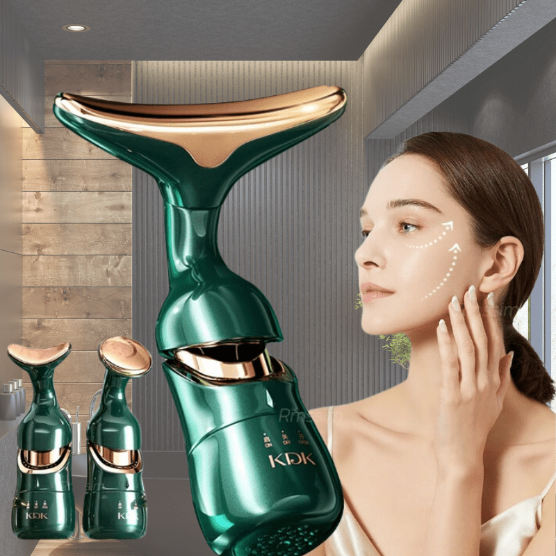 Appareil Massage Visage | GuashaLift™ Appareil de massage facial 3 en 1 - belleMbeauté