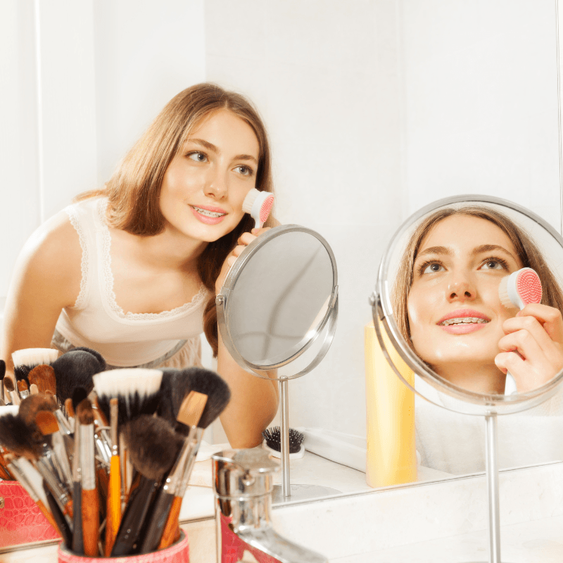 Brosse nettoyante visage | CleanFace™ Deux faces - belleMbeauté