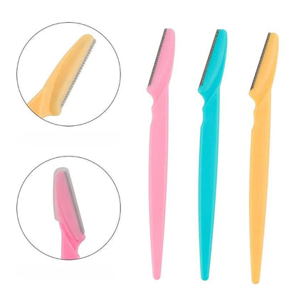 Dermaplaning | Rasetou™ | Lot de 9 rasoirs à sourcils multicolores , moustache et visage - belleMbeauté