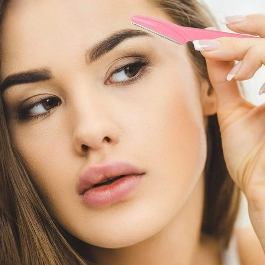 Dermaplaning | Rasetou™ | Lot de 9 rasoirs à sourcils multicolores , moustache et visage - belleMbeauté