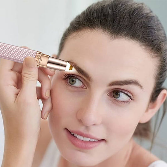 Stopoil™ |Rasoir visage femme, épilateur visage ,sourcils, poils de nez poil et corps2 en 1