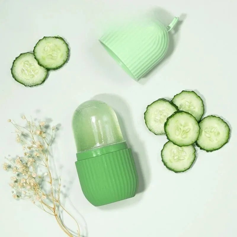 GlaceRoll™ | Rouleau de glace, peau ferme, pores resserrer, massage facial , moule en silicone - belleMbeauté