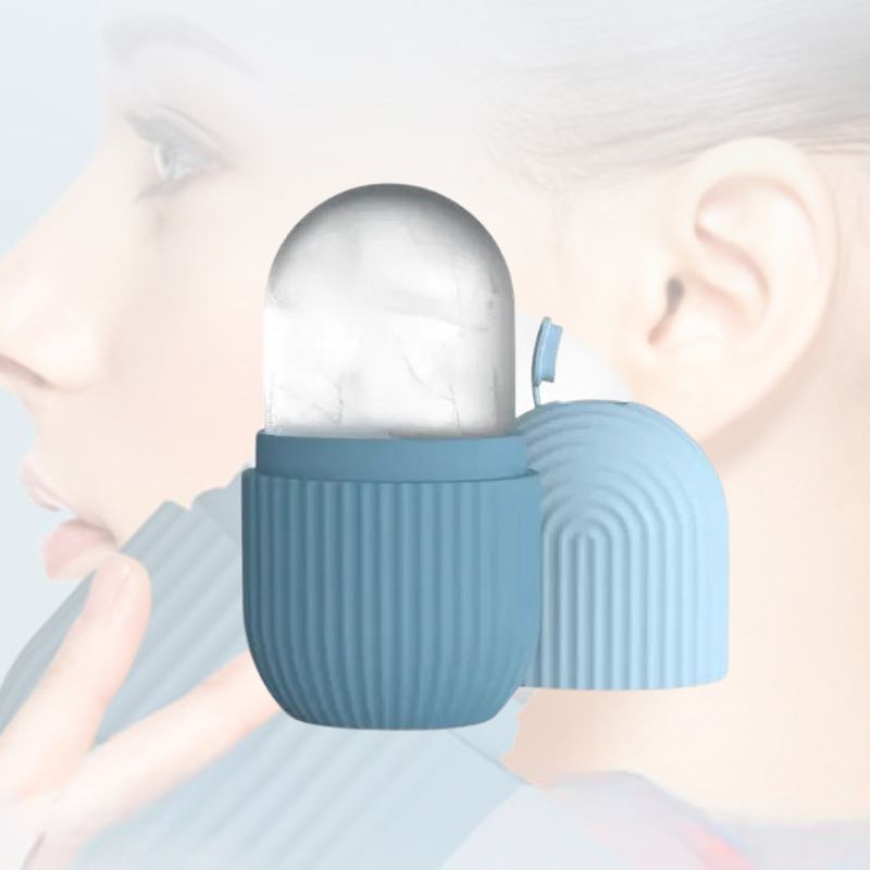 GlaceRoll™ | Rouleau de glace, peau ferme, pores resserrer, massage facial , moule en silicone - belleMbeauté
