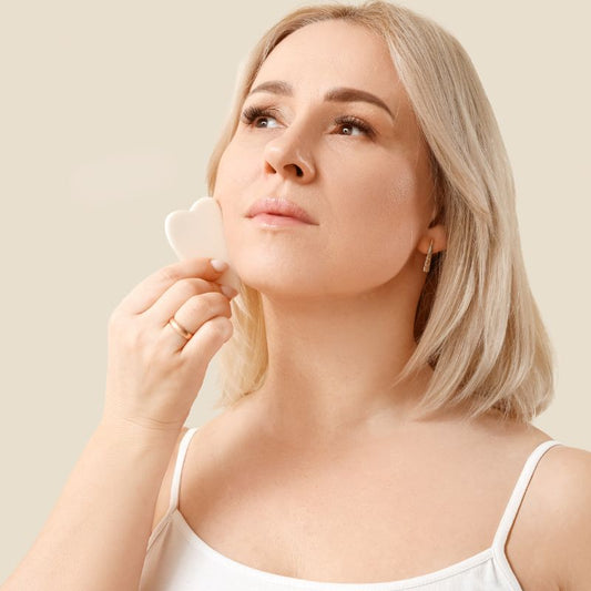 Gua sha | Guashablanc™ | Boite de gua sha blanc ,outil de massage - belleMbeauté
