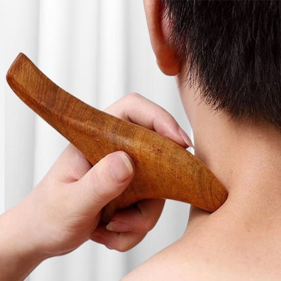 Gua Sha Visage Bois Femme 45+ – Massage Anti - Âge Naturel & Raffermissant - belleMbeauté