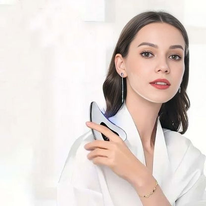 Gua sha visage | GuashaDevice™ Appareil de massage led,RF,EMS - belleMbeauté