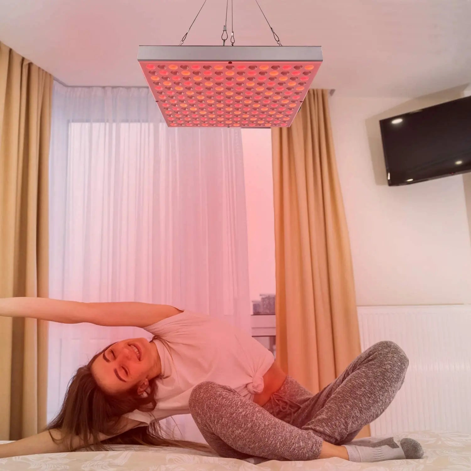Lampe de Luminothérapie | LedLight | Panneau luminothérapie led rouge , anti rides, anti cicatrices - belleMbeauté
