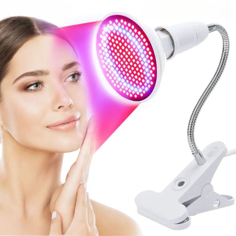 lampe de luminothérapie | SkinLed | Lampe led thérapie ,lumière rouge et bleu , lampe beauté à pince - belleMbeauté