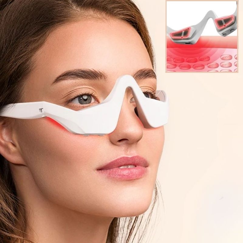 Luminothérapie lunettes | EyeRelax | lunette à lumière led, EMS, anti poches ,anti cernes et anti rides - belleMbeauté