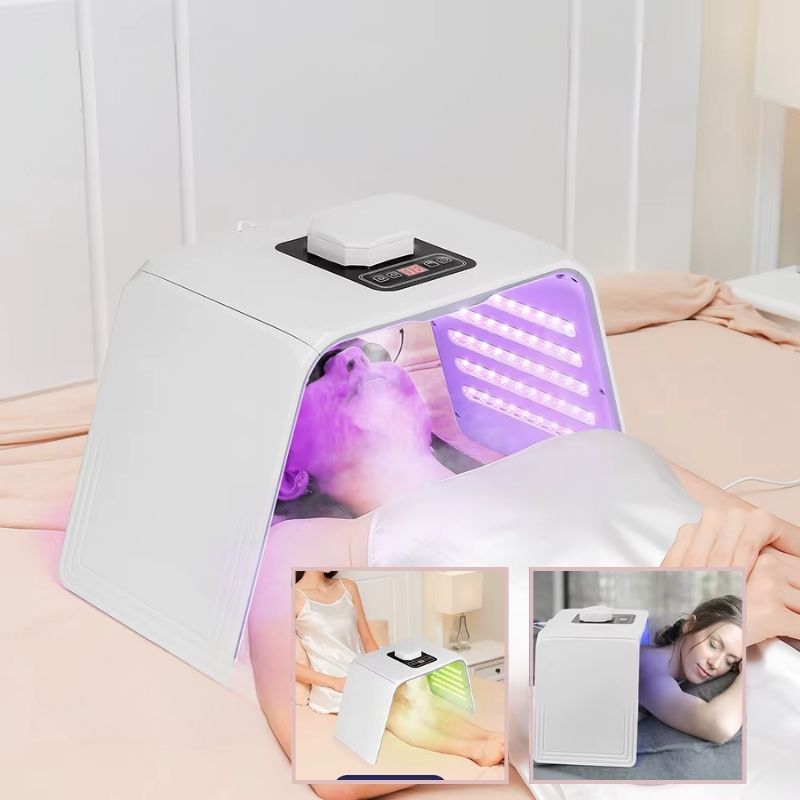 Luminothérapie | MachineSkin | Arc luminothérapie , led 7 couleurs, humidificateur, pliable ,anti - âge - belleMbeauté