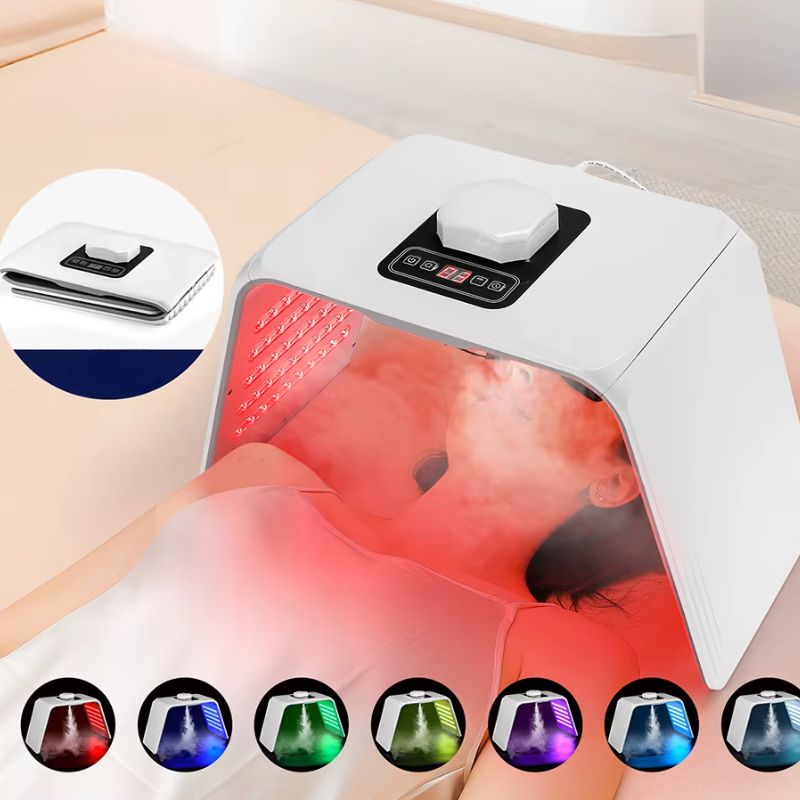 Luminothérapie | MachineSkin | Arc luminothérapie , led 7 couleurs, humidificateur, pliable ,anti - âge - belleMbeauté