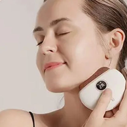 Luminothérapie Visage | FaceLifting | Gua sha EMS , appareil à led anti rides quatre en un - belleMbeauté
