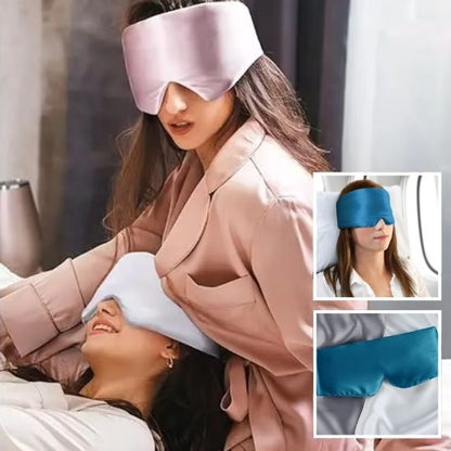 Masque de nuit en soie | Masoie | Masque en soie de murier 100% naturelle fermeture scratch, doux rembourrer ,antirides - belleMbeauté