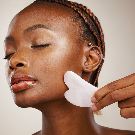 Pierre de gua sha | Jadsha - Pierre de jade pour le massage facial à domicile, anti - ride et élimine les gonflement - pour visage , cerne et cou - belleMbeauté
