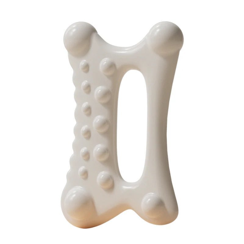 Pierre gua sha | NewGuasha | Outil de massage dentelé en céramique , ergonomique et antiride - belleMbeauté