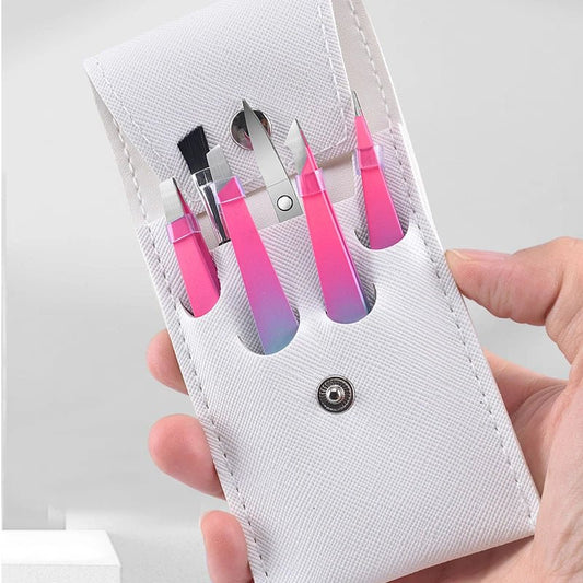 Pince à épiler | Épilcolor | Kit complet de 6 pièces pour épiler les sourcils - belleMbeauté