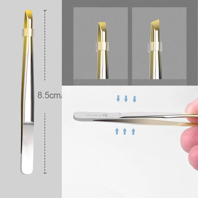 Pince à épiler | Épilpro™| Pince à épiler pour les sourcils en acier inoxydable - belleMbeauté