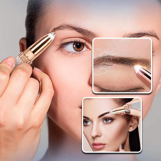 Stopoil™ |Rasoir visage femme, épilateur visage ,sourcils, poils de nez poil et corps2 en 1 - belleMbeauté
