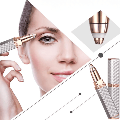Stopoil™ |Rasoir visage femme, épilateur visage ,sourcils, poils de nez poil et corps2 en 1 - belleMbeauté