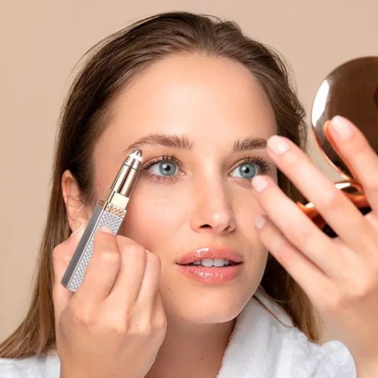 Stopoil™ |Rasoir visage femme, épilateur visage ,sourcils, poils de nez poil et corps2 en 1 - belleMbeauté