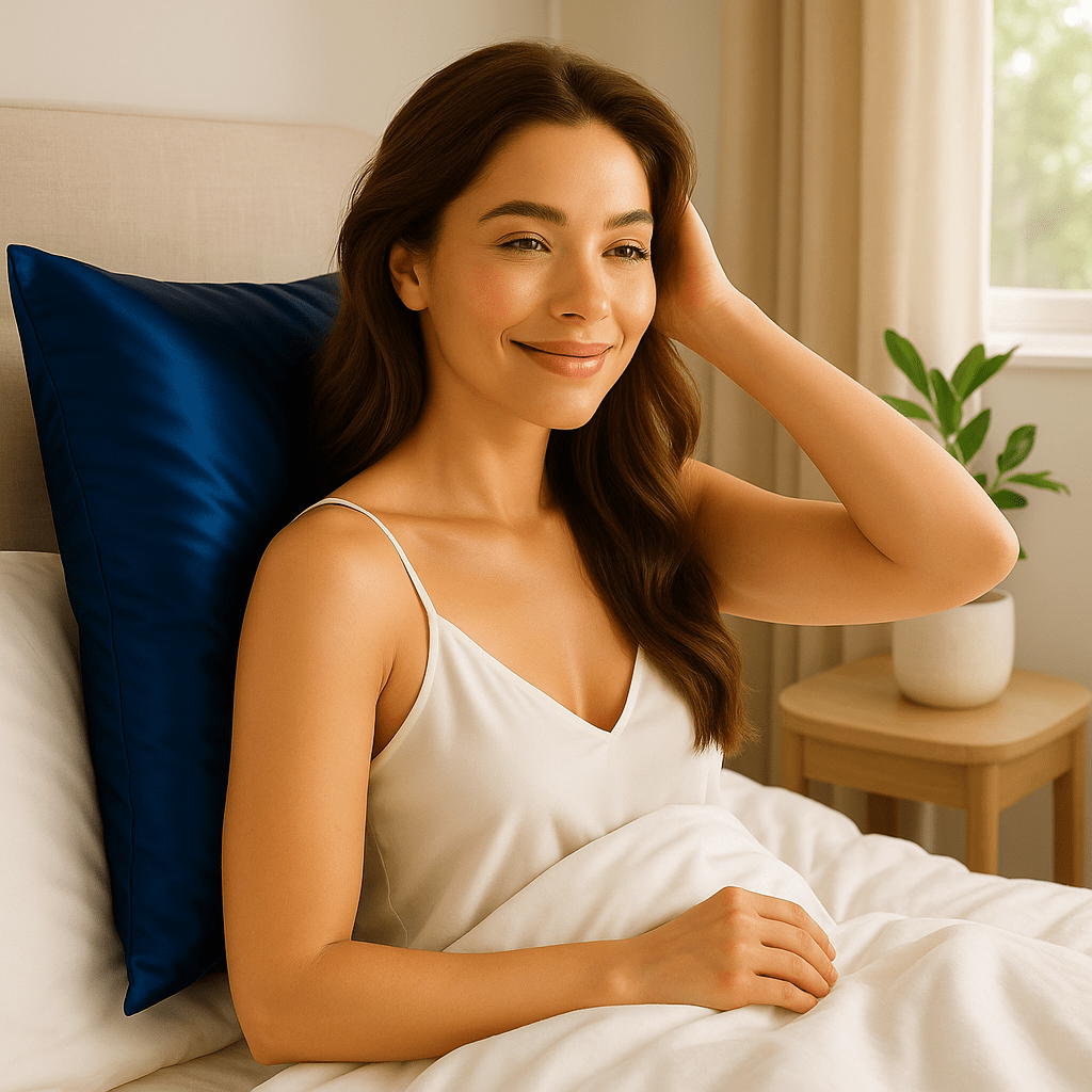 Taie d oreiller en soie | SilkBlue |En soie de murier, 100% naturelle, anti rides - belleMbeauté
