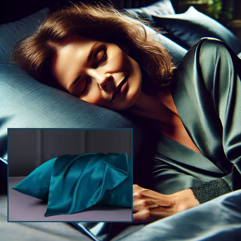 Taie d'oreiller en soie |SilkPaon | En soie de murier , 100% naturelle, pour la peau et les cheveux, anti rides anti frisottis - belleMbeauté