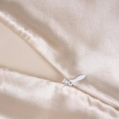 Taie d'Oreiller en Soie | SilkPillow | Taie d'oreiller beige double face , anti âge doux et 100% naturelle - belleMbeauté