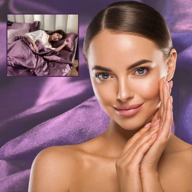Taies d'oreiller en soie | Antirides pour le visage ,100% naturelle en soie de mûrier - belleMbeauté
