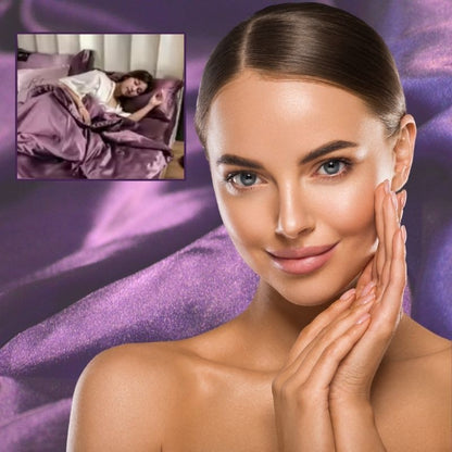 Taies d'oreiller en soie | Antirides pour le visage ,100% naturelle en soie de mûrier - belleMbeauté