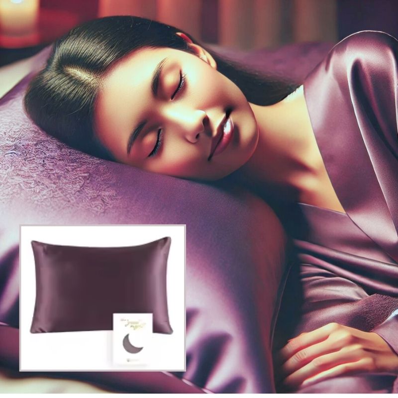 Taies d'oreiller en soie | Antirides pour le visage ,100% naturelle en soie de mûrier - belleMbeauté
