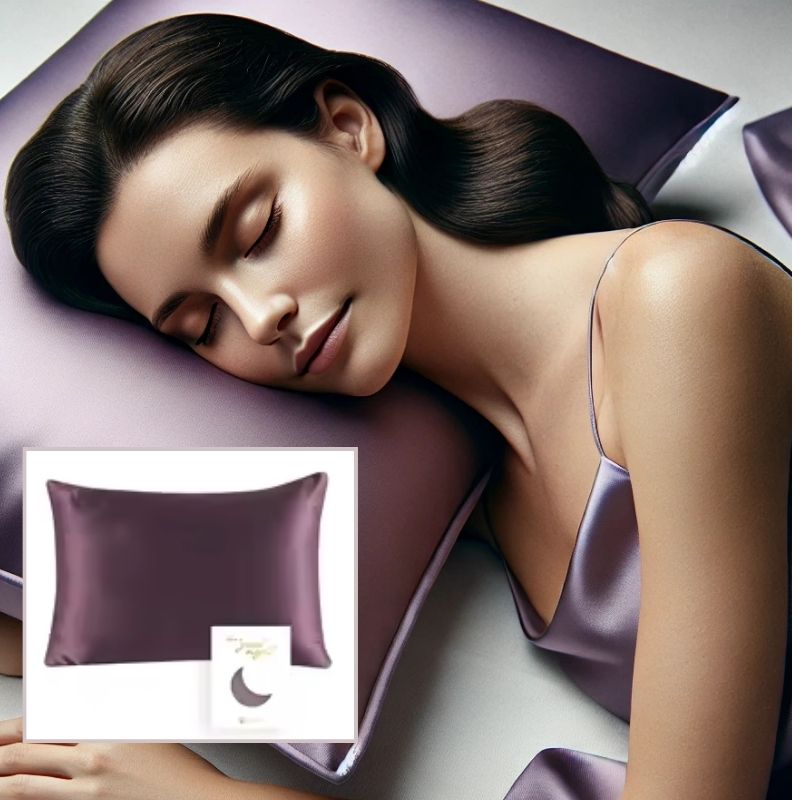 Taies d'oreiller en soie | Antirides pour le visage ,100% naturelle en soie de mûrier - belleMbeauté