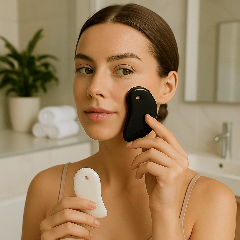 uasha | YinYang™ Outil de massage facial - belleMbeauté