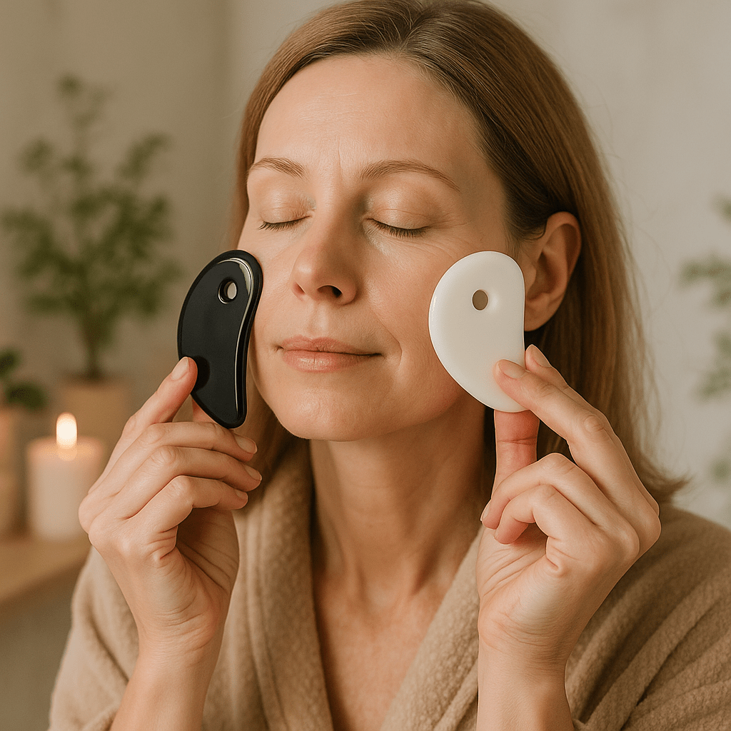 uasha | YinYang™ Outil de massage facial - belleMbeauté