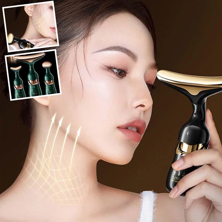 Appareil Massage Visage | GuashaLift™ Appareil de massage facial 3 en 1 - belleMbeauté