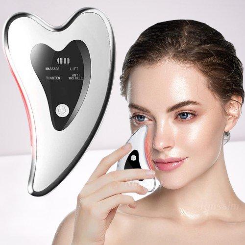 Gua sha visage | GuashaDevice™ Appareil de massage led,RF,EMS - belleMbeauté