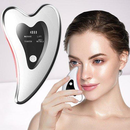 Gua sha visage | GuashaDevice™ Appareil de massage led,RF,EMS - belleMbeauté